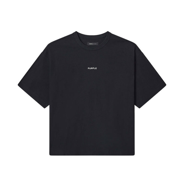Purple Brand M1057 Black JBAG225 Arched Gothic Wordmark Tee - Black