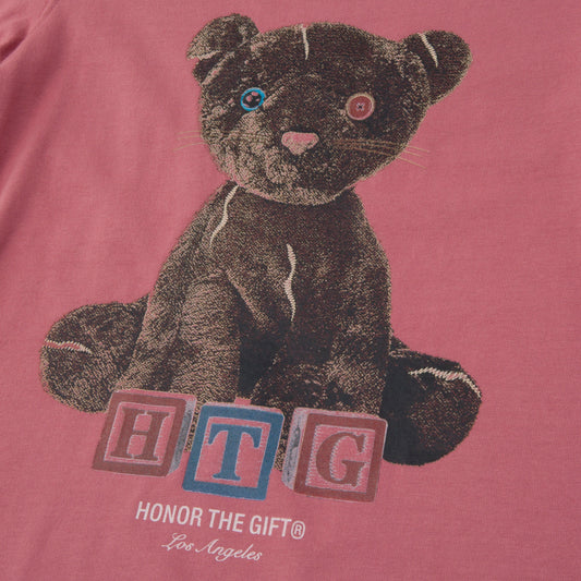 Honor The Gift For Children Kids Stuffed Panther T-Shirt - Mauve