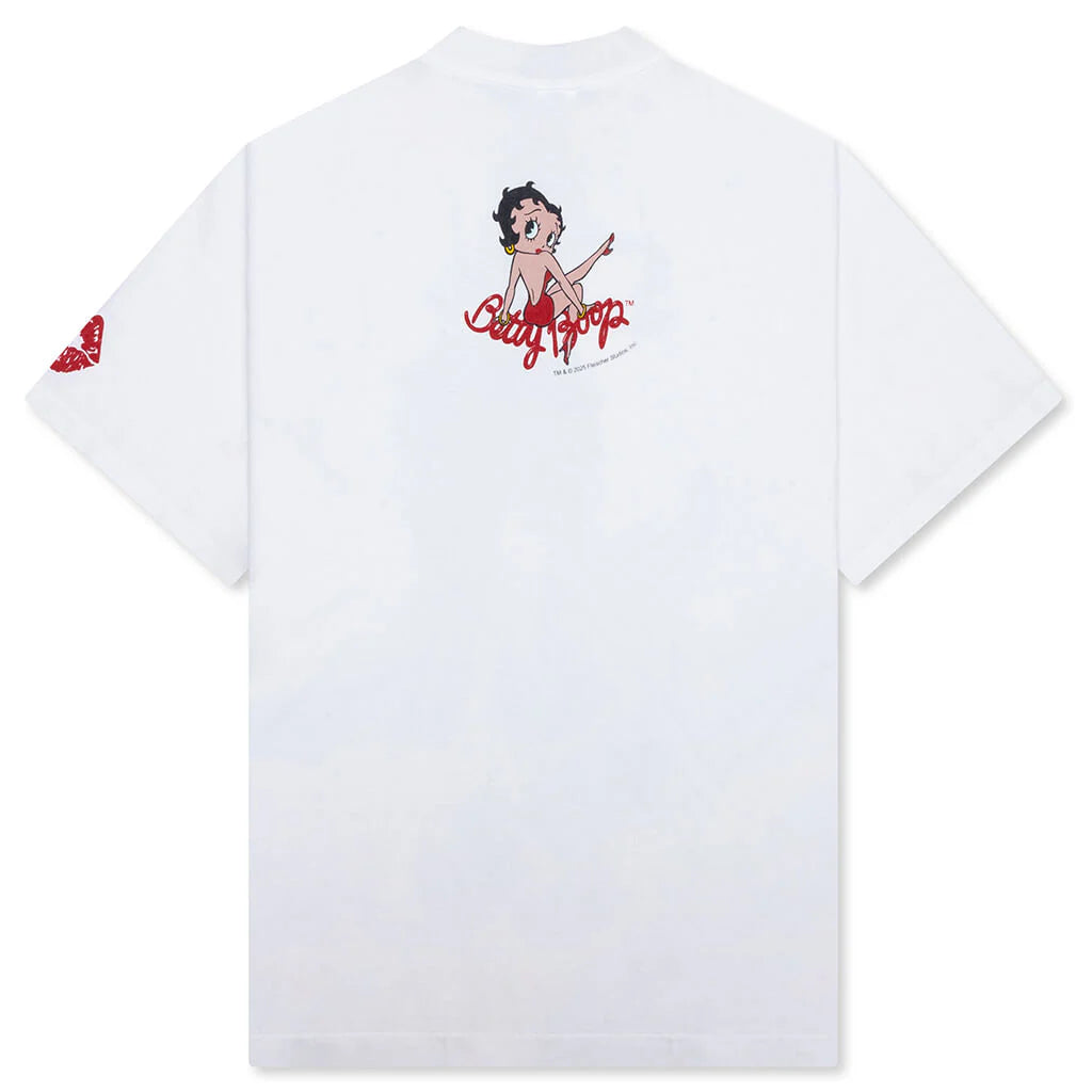 Saint Micheal  X Betty Boop SS Tee - White