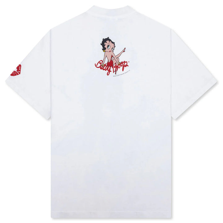 Saint Micheal  X Betty Boop SS Tee - White