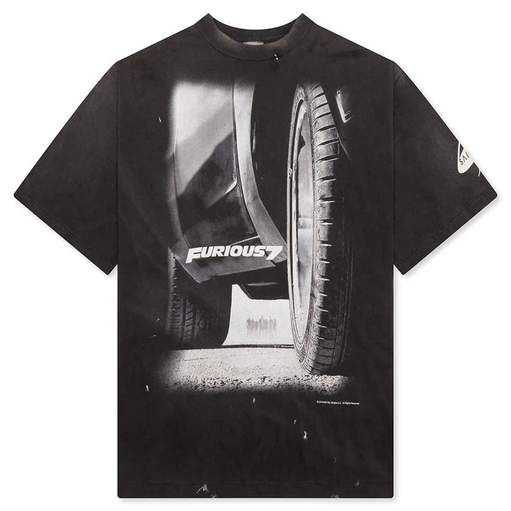 Saint Micheal  X Fast & Furious 7 SS Tee - Black