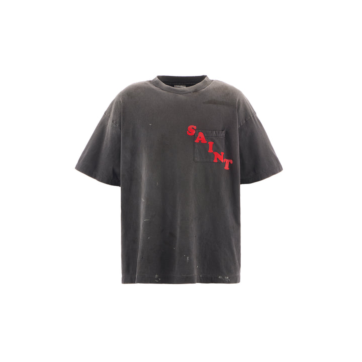 Saint Micheal Pocket SS Tee - Black