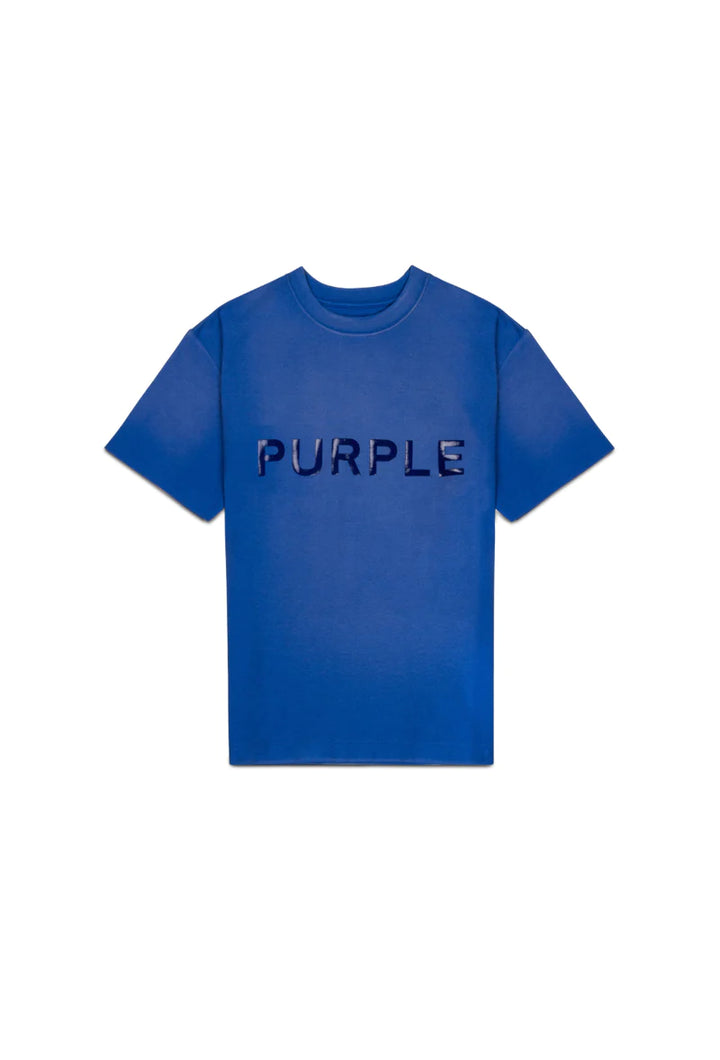 Purple Brand P104 Blue JWCB224 Wordmark T-Shirt - Blue