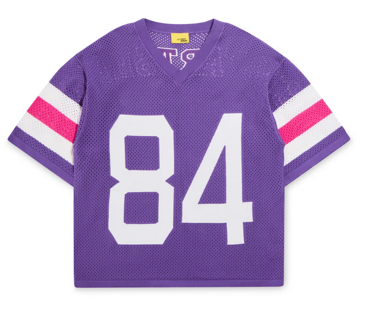 Diet Starts Monday Knitted Mesh Jersey -Purple - DSM-S26-049