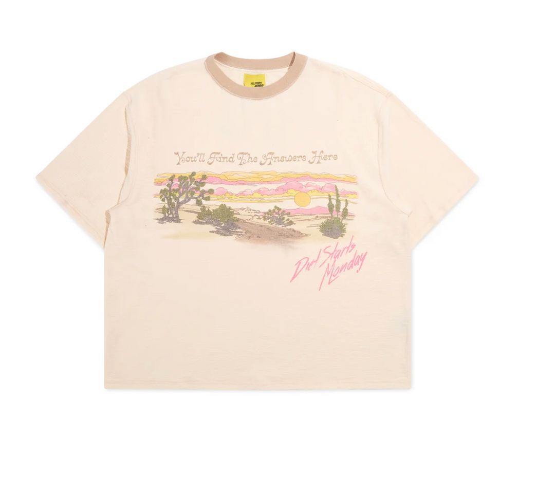 Diet Starts Monday - Desertscape Tee - Cream DSM-S26-052