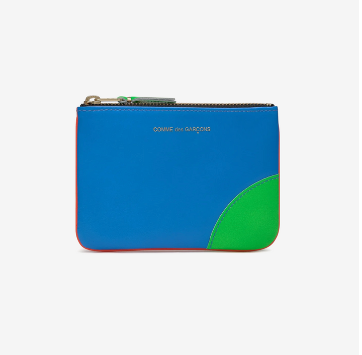 Comme Des Garcons Wallet Super Fluo - Blue/Orange - SA8100SF