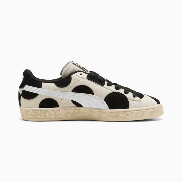 Puma Suede Printed  (Alpine Snow-PUMA Black)