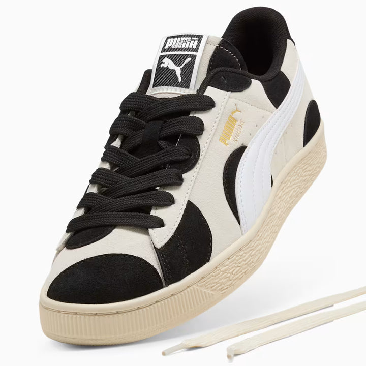 Puma Suede Printed  (Alpine Snow-PUMA Black)