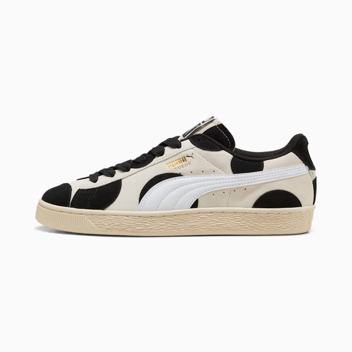 Puma Suede Printed  (Alpine Snow-PUMA Black)
