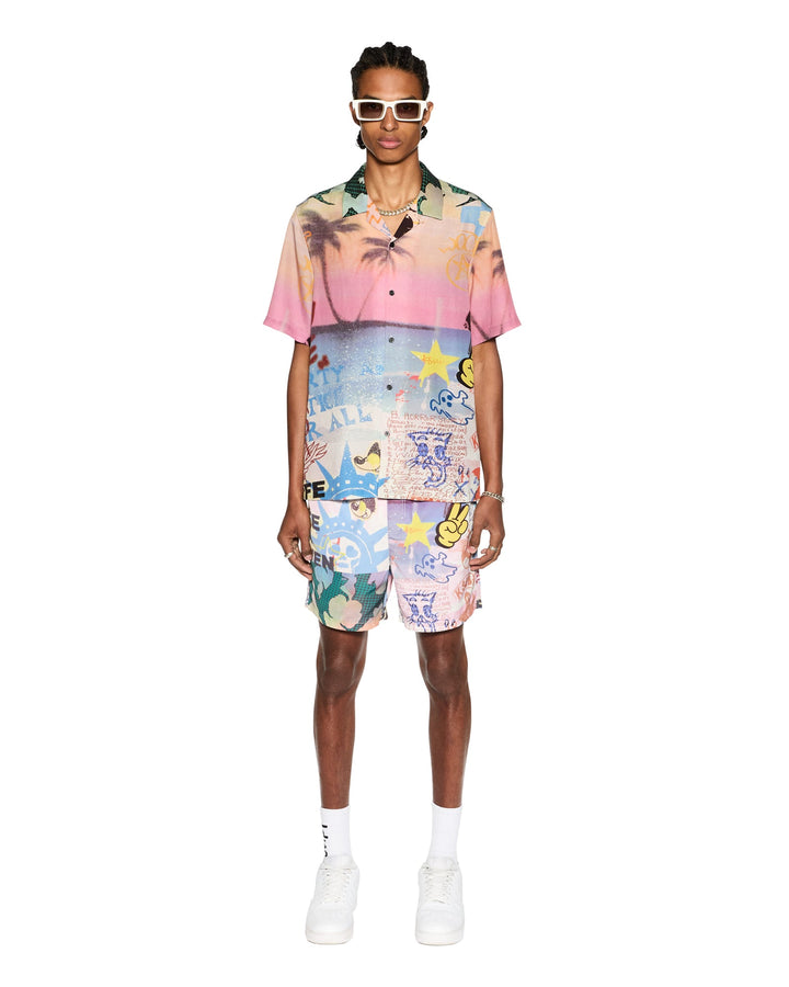 KSUBI vandals resort ss shirt - multi