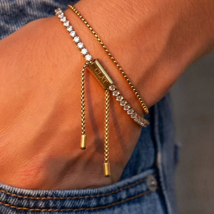 CLÀT Tennis Bracelet - Gold