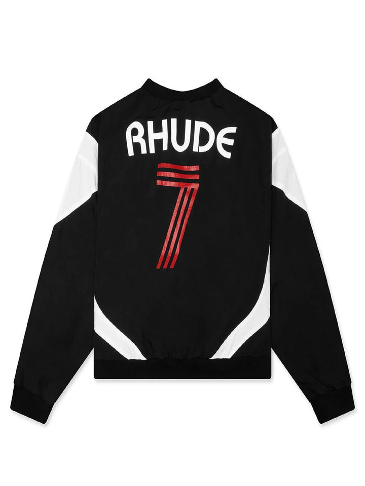 Lago Soccer Jersey Crewneck - Black / White / Red 3172