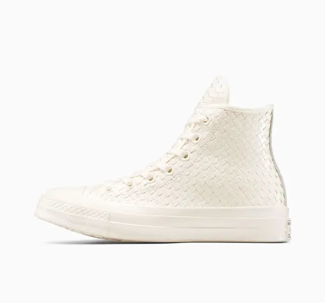 Converse Chuck 70 Woven Leather High Sneakers - Beige - A16402c