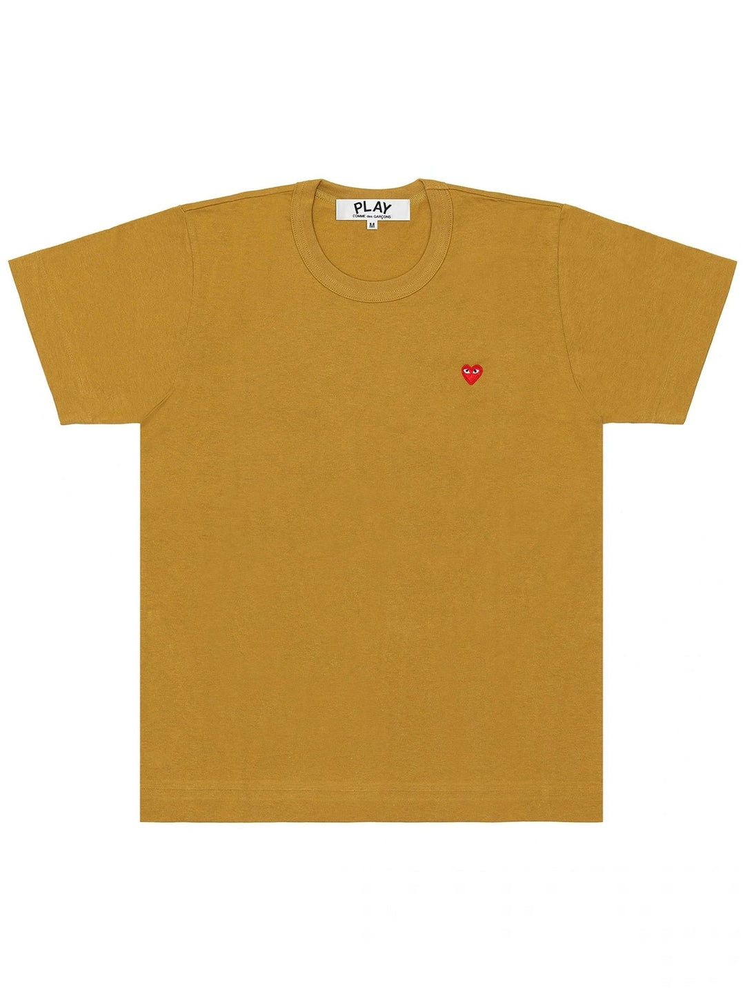 COMME DES GARCONS PLAY SMALL RED HEART T-SHIRT - Olive - AZ-T314-051-5
