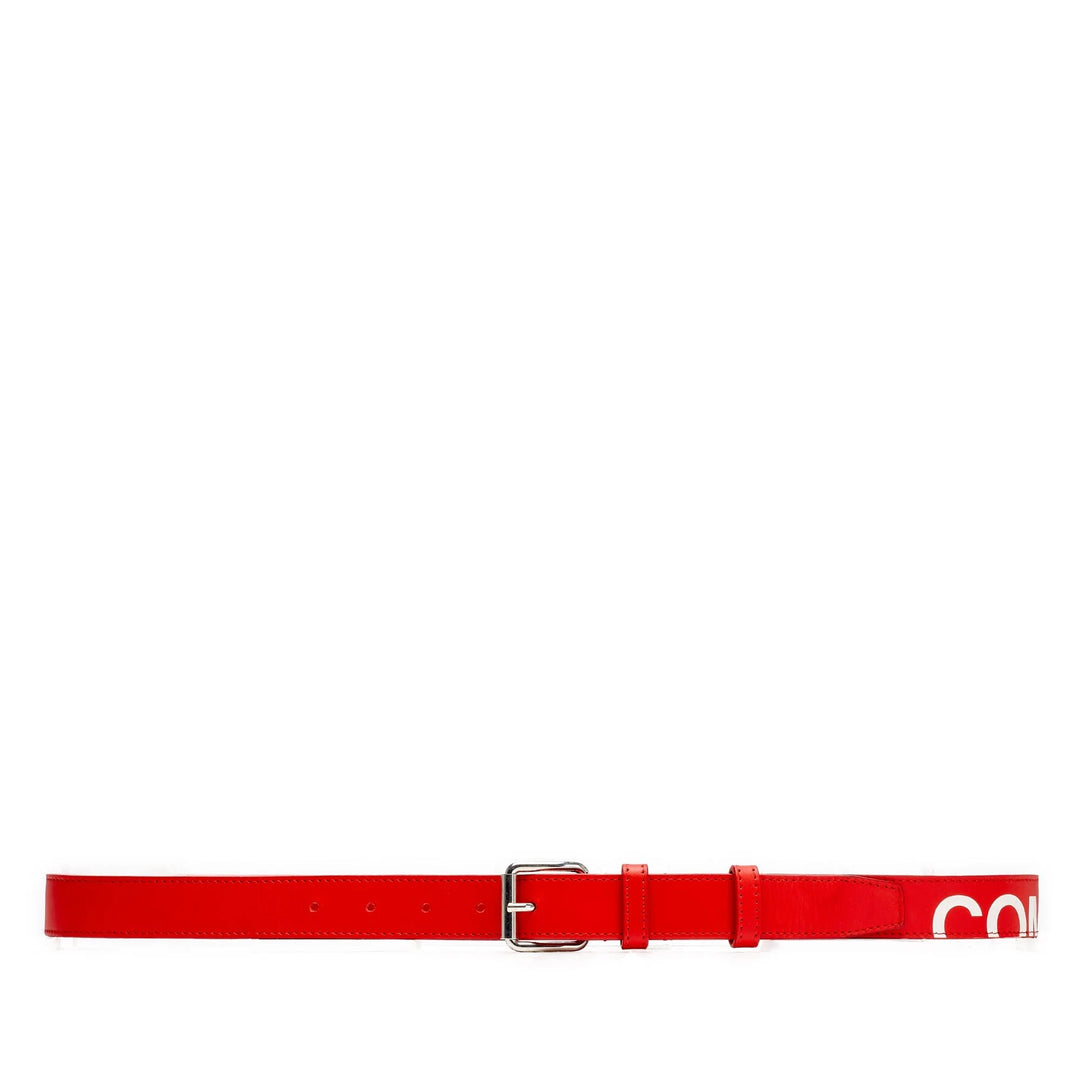 Comme Des Garcons Wallet Huge Logo Belt - Red - SA0911HL