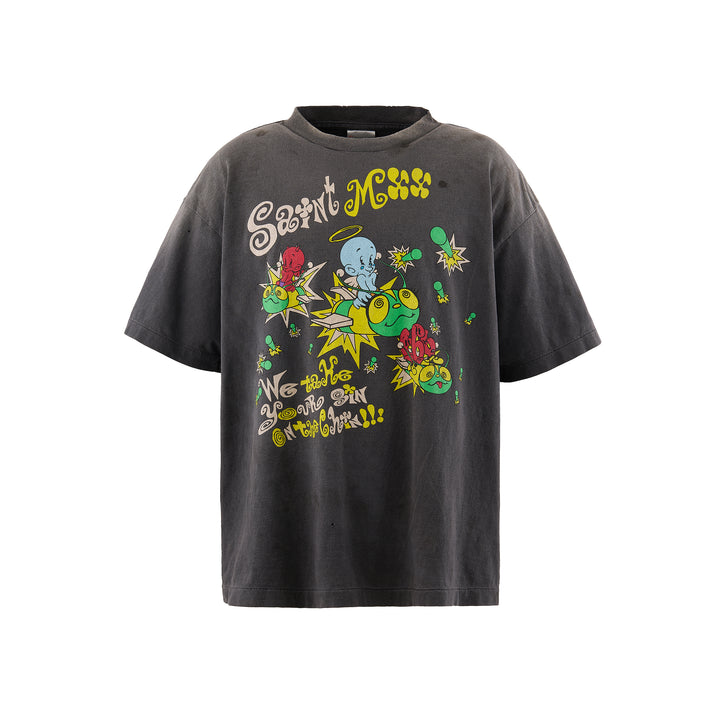 Saint Micheal Saint XXXXXX Tee - Black