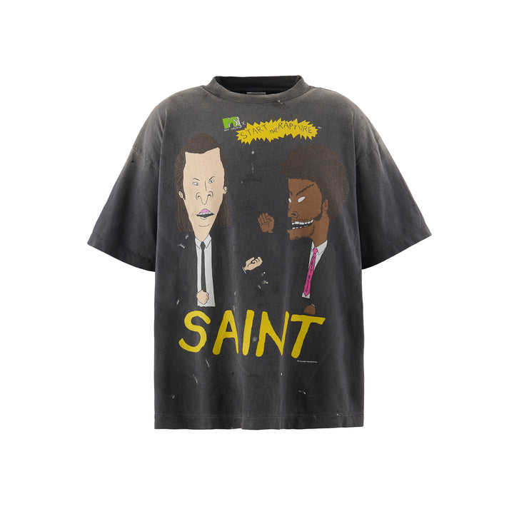 Saint Micheal Rapture Tee - Black