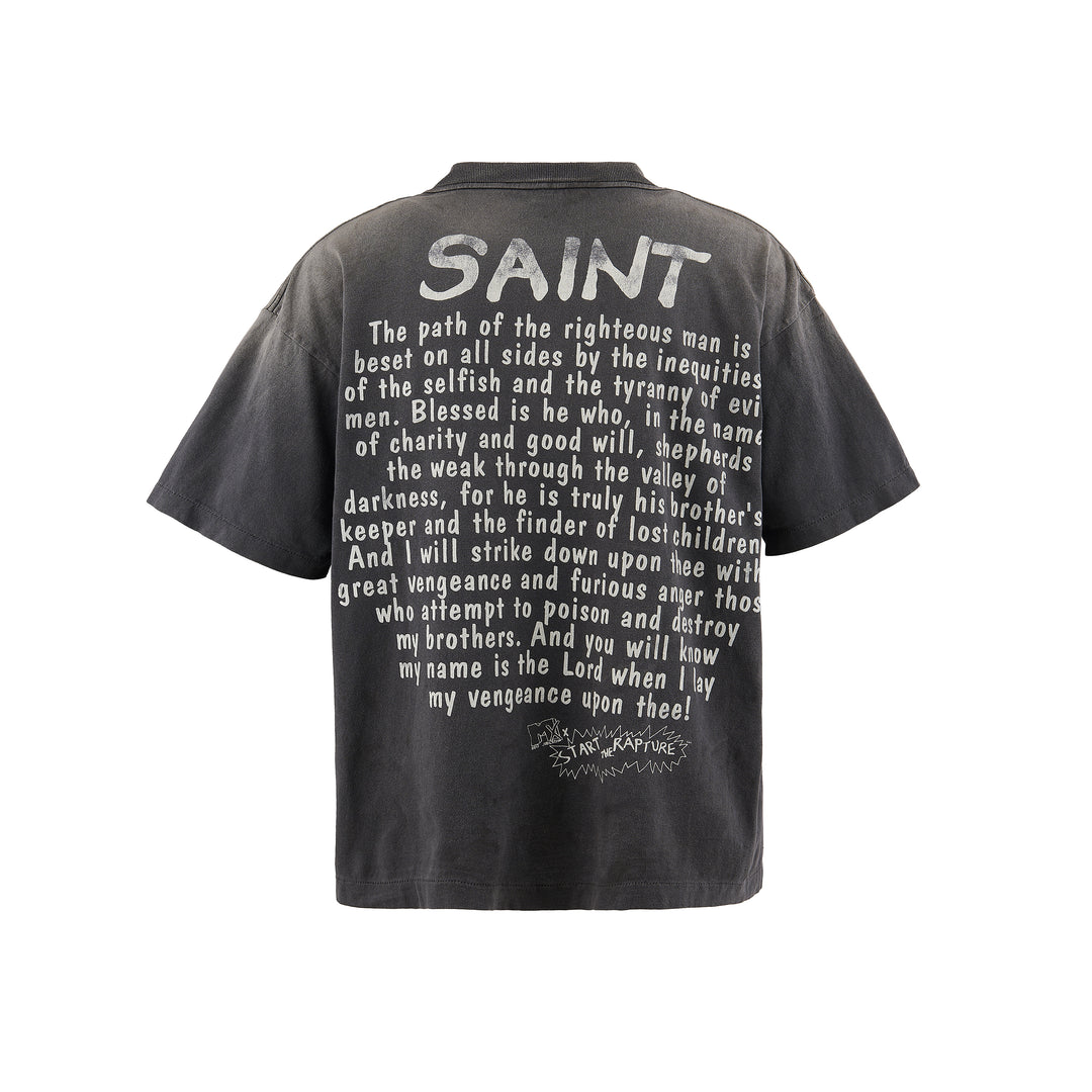 Saint Micheal Rapture Tee - Black
