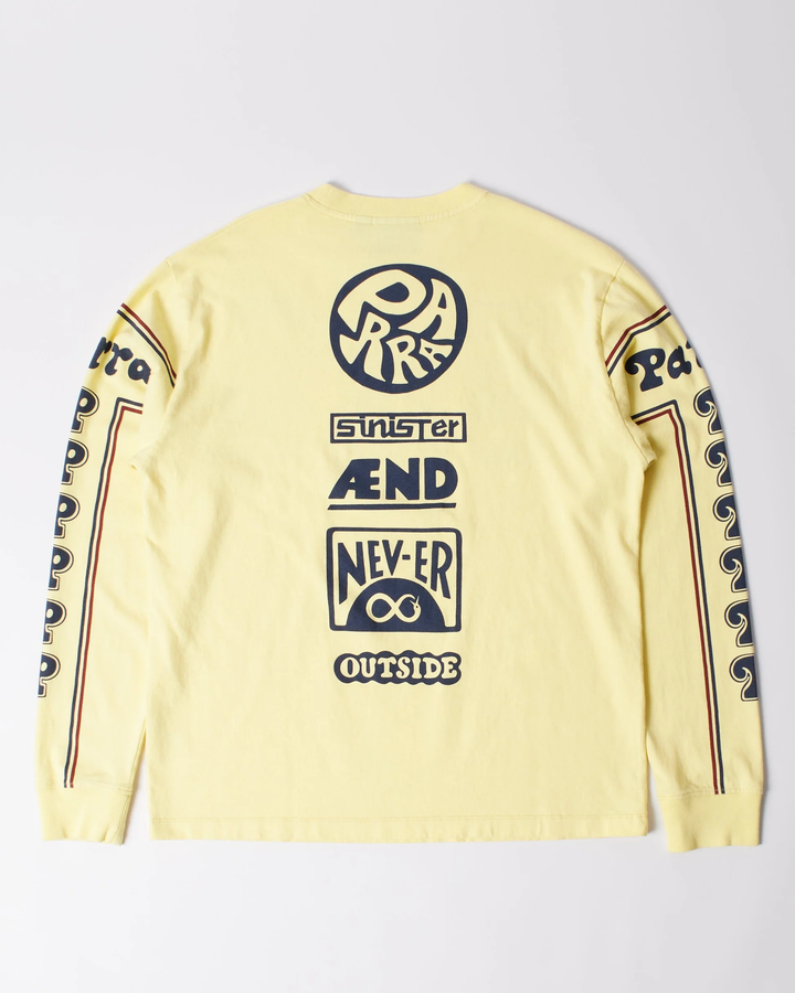 By Parra - Never sinister long sleeve t-shirt Yellow