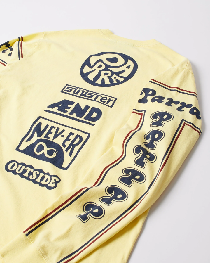 By Parra - Never sinister long sleeve t-shirt Yellow