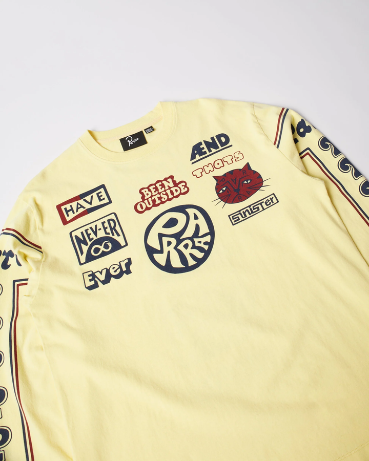 By Parra - Never sinister long sleeve t-shirt Yellow