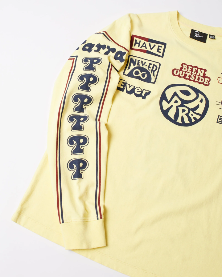 By Parra - Never sinister long sleeve t-shirt Yellow