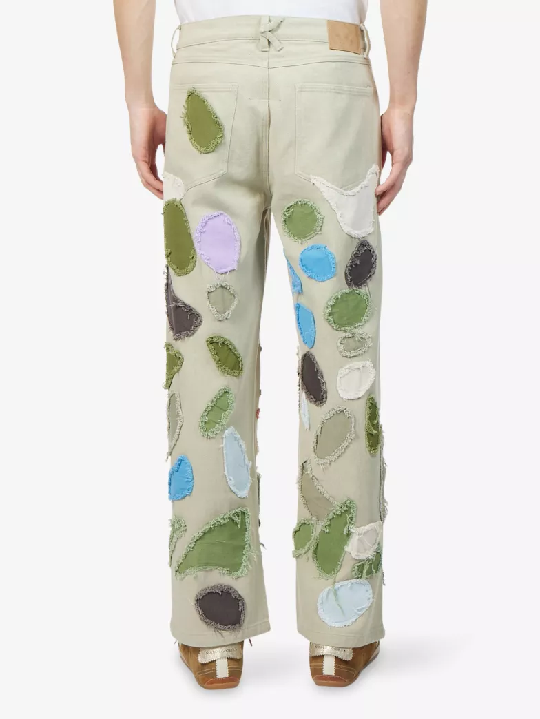 KidSuper Studios Allover Patchwork Face Pants - Multi