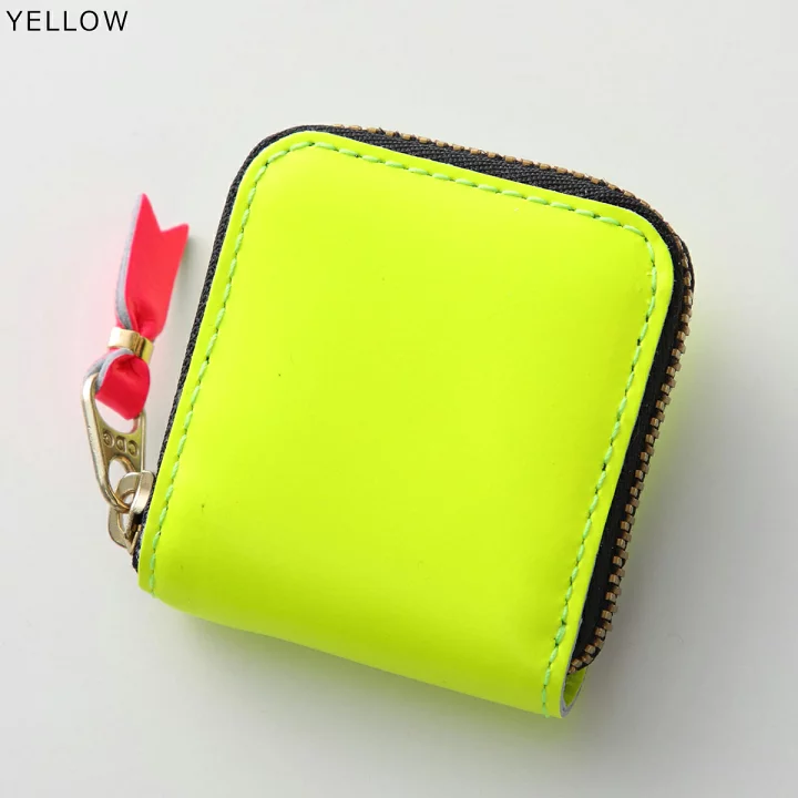 Comme Des Garcons Wallet Super Fluo - Yellow/Light Orange - SA4100SF