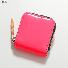Comme Des Garcons Wallet Super Fluo - Pink/Yellow - SA4100SF
