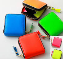 Comme Des Garcons Wallet Super Fluo - Pink/Yellow - SA4100SF