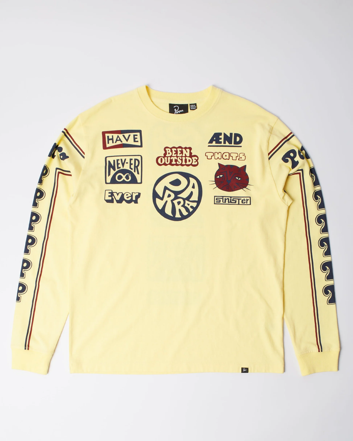 By Parra - Never sinister long sleeve t-shirt Yellow