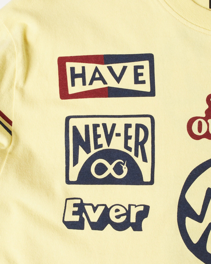 By Parra - Never sinister long sleeve t-shirt Yellow