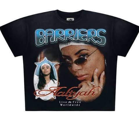 Barriers Aaliyah Live Free Tee Black