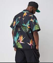 Paper Planes Bird Of Paradise Woven Shirt - Black