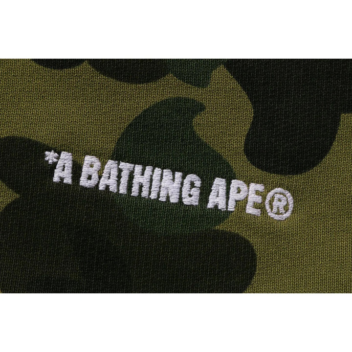 BAPE 1ST CAMO HEAVY WASHED RELAXED FIT SWEAT SHORTS M Green
