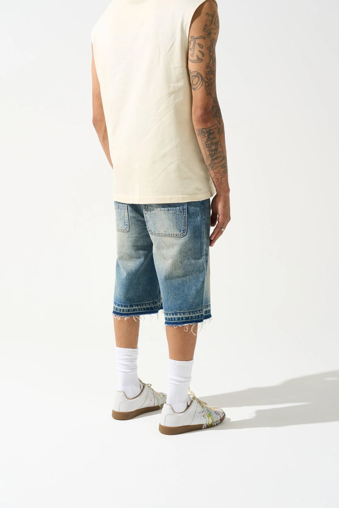 Serenede - TERRE Denim Shorts MidBlue
