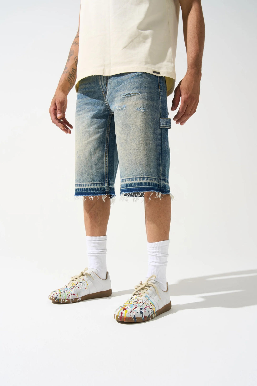 Serenede - TERRE Denim Shorts MidBlue