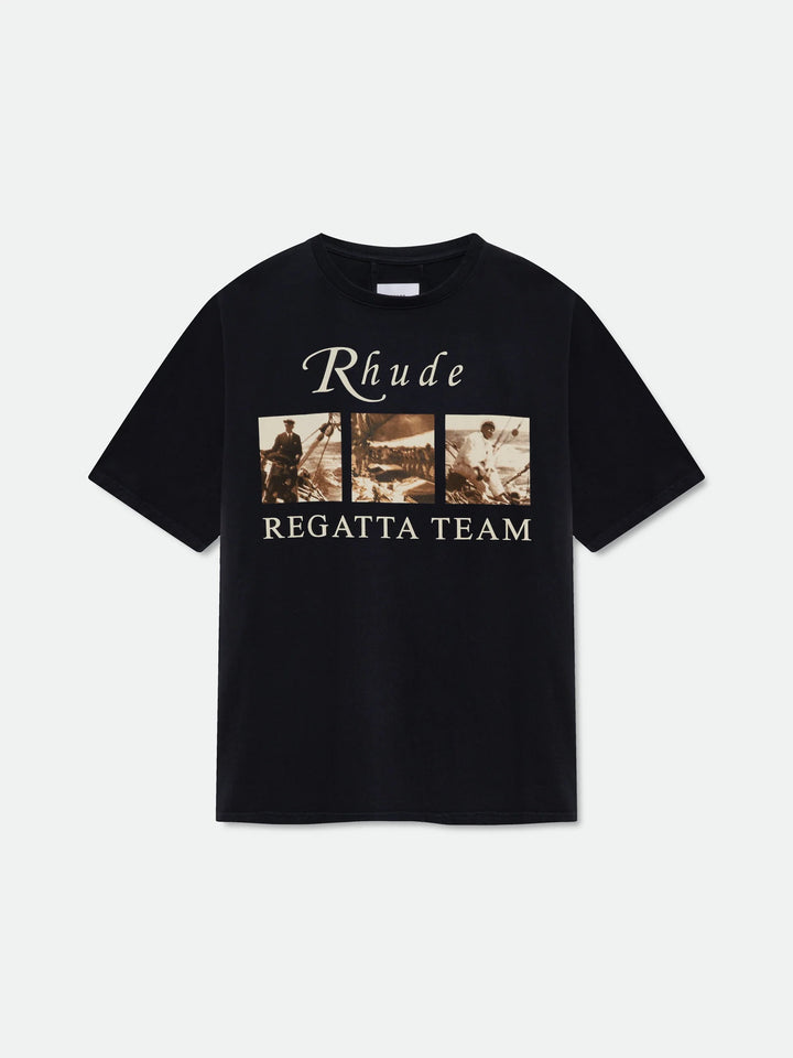 Usvi Regatta Tour Tee - Vintage Black/ White/ Red 6009