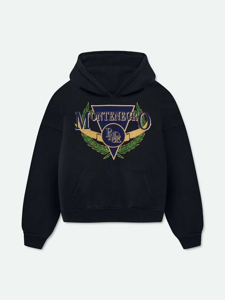 Montenegro Regatta Hoodie - Vintage Black/ Navy/ Green 6008