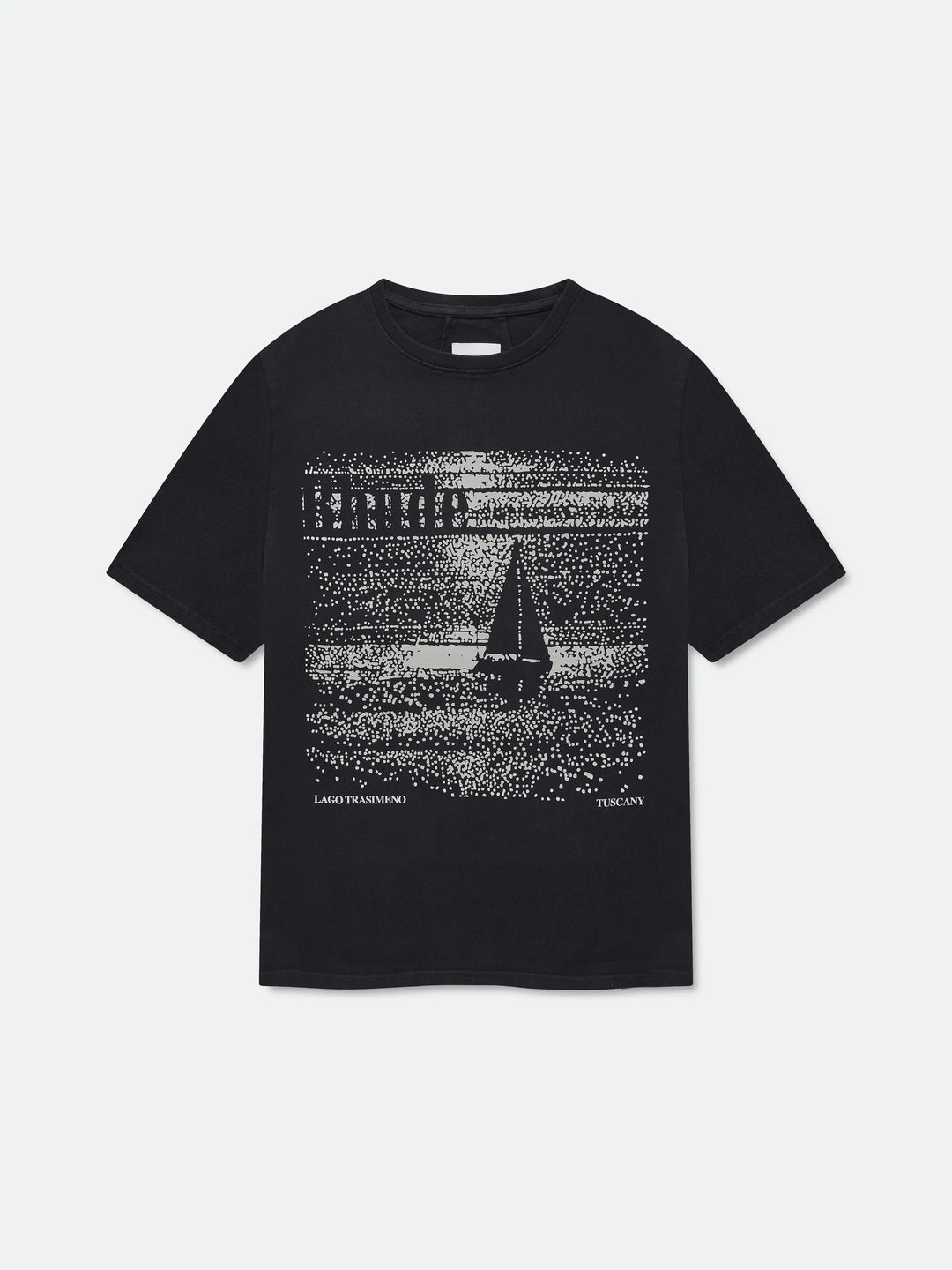 Lago Trasimeno Tee - Vintage Black/ White 3167