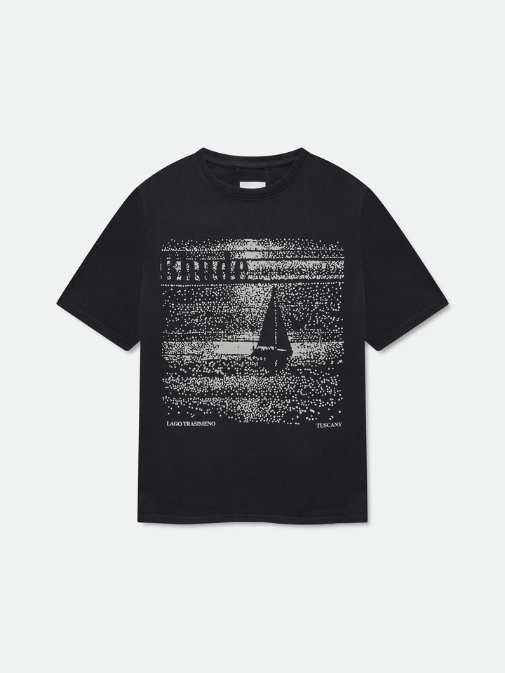 Lago Trasimeno Tee - Vintage Black/ White 3167