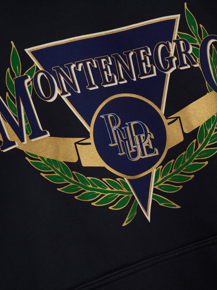 Montenegro Regatta Hoodie - Vintage Black/ Navy/ Green 6008