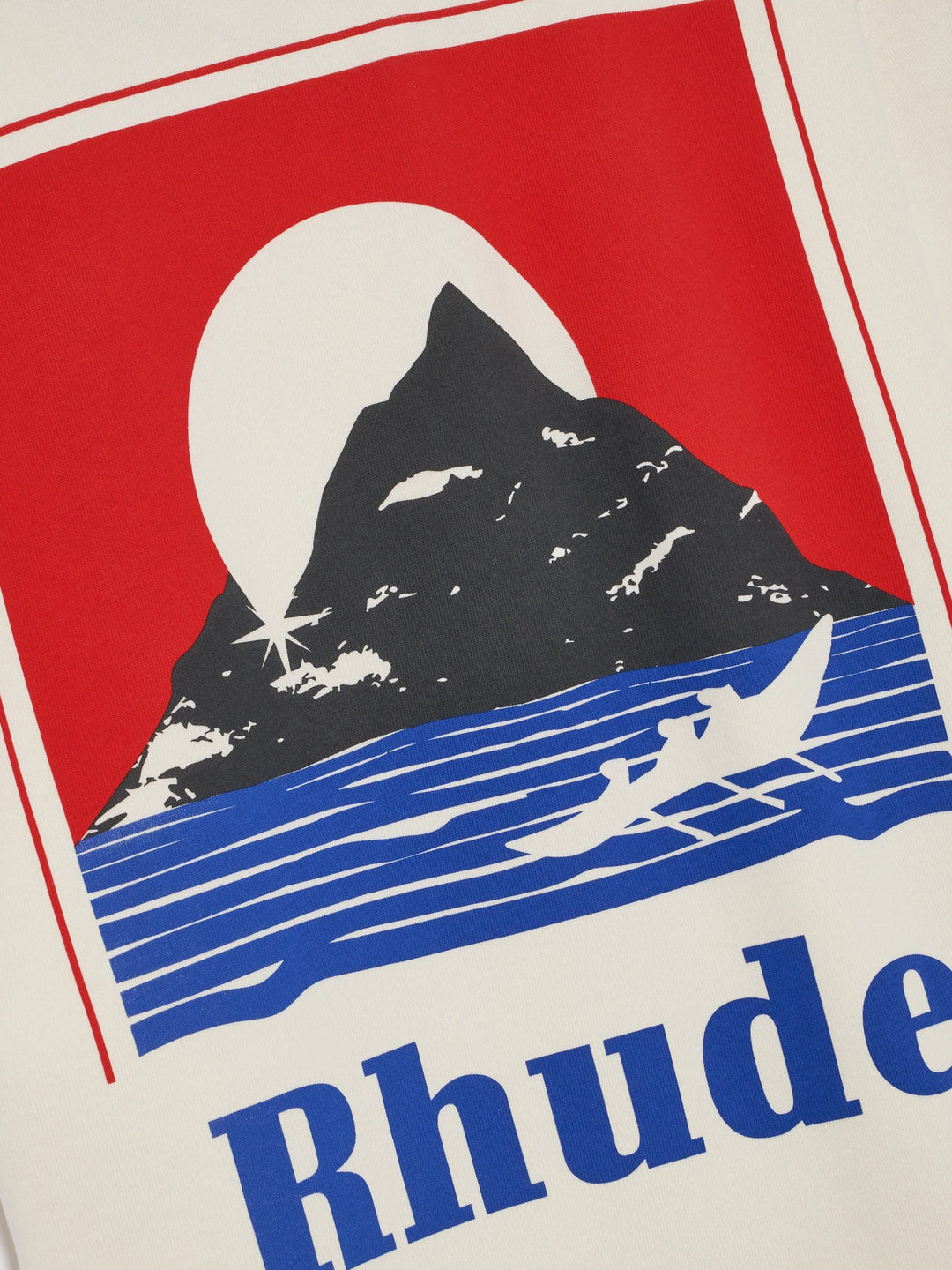 Moonlight Regatta Tee - Vintage White/ Red/ Blue 6010