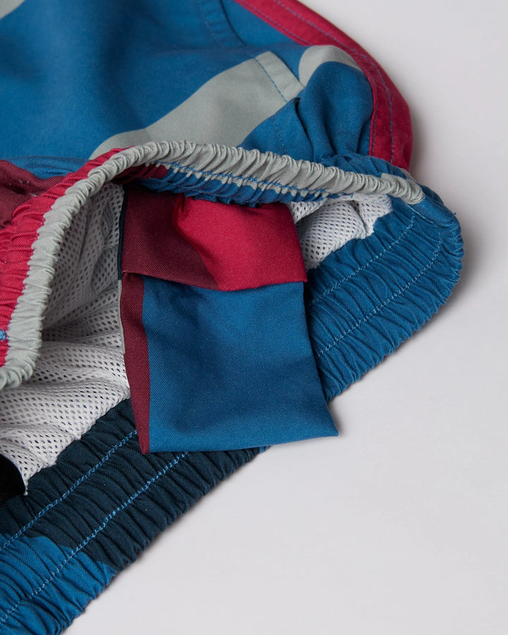 By Para Vertical Forest Swim Shorts ­- Blue