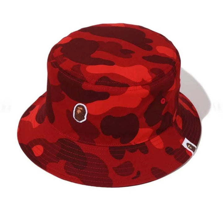 BAPE COLOR CAMO BUCKET HAT M RED