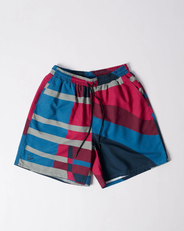 By Para Vertical Forest Swim Shorts ­- Blue