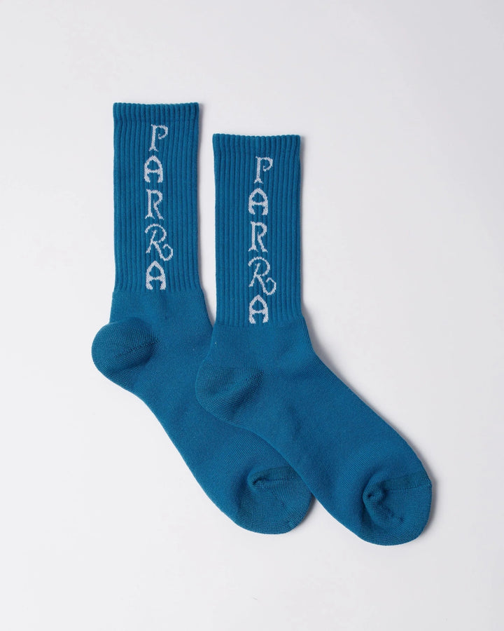 By Parra Wordle Logo Crew Socks - Blue