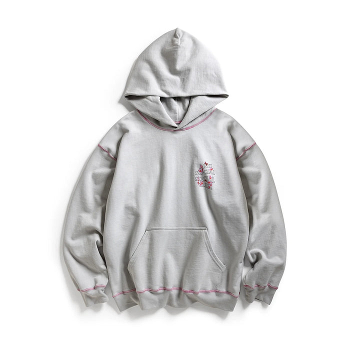 Anti Social Social Club CONTRAST STITCH HOODIE - Gray