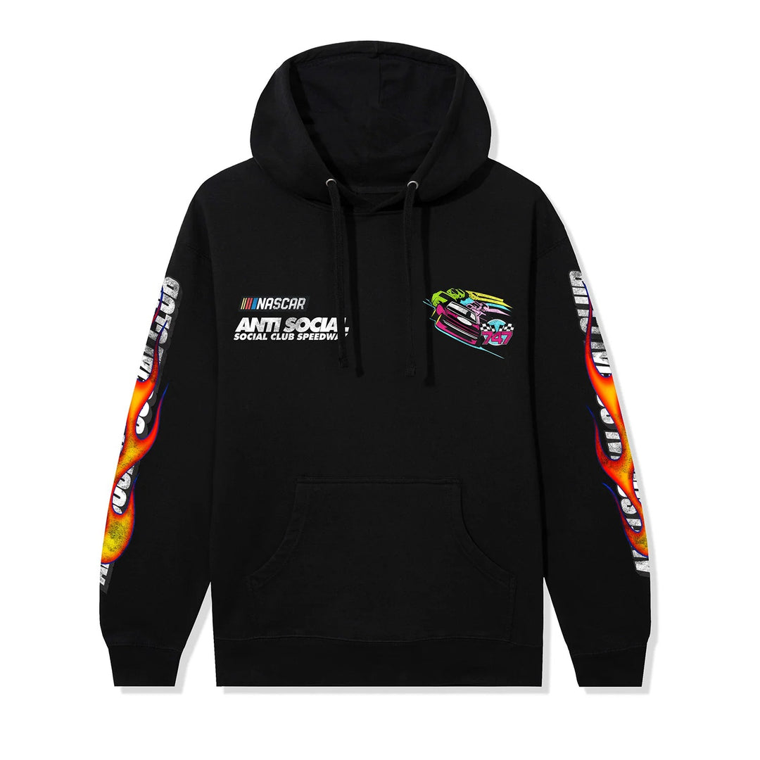 Anti Social Social Club x Nascar Daytona Hoodie - Black