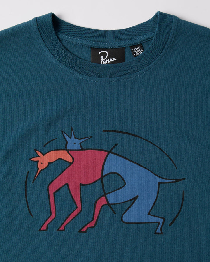By Para The Zoomies T-Shirt - Mallard Green